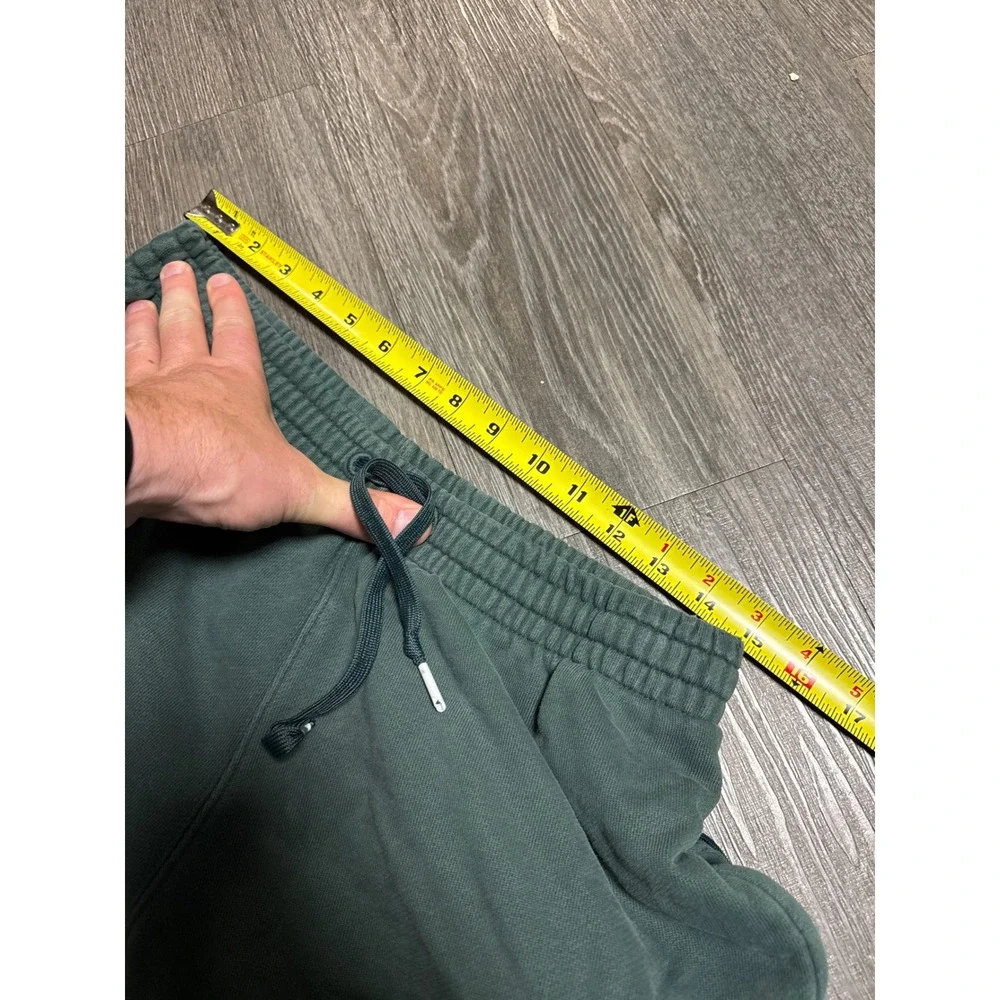 Adidas Originals Mens Green Diamond Graphic Trefoil Jogger Sweatpants Medium